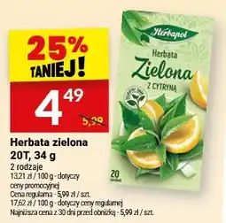 Twój Market Herbata zielona z cytryną oferta