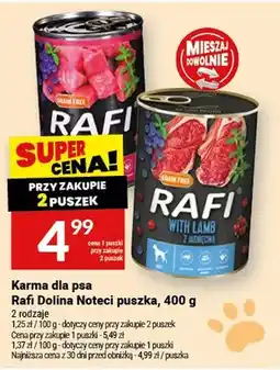 Twój Market Karma dla psa Rafi Dolina Noteci puszka oferta