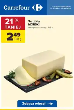 Carrefour Ser żółty oferta