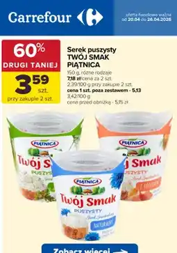 Carrefour Serek puszysty różne rodzaje oferta