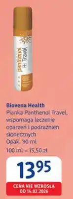 dm drogerie markt Pianka Panthenol Travel, wspomaga leczenie oparzeń i podrażnień słonecznych oferta