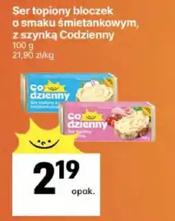 Delikatesy Centrum Ser topiony bloczek o smaku śmietankowym, z szynką oferta