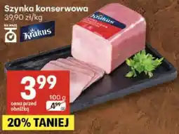 Delikatesy Centrum Szynka konserwowa oferta