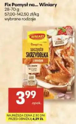 Delikatesy Centrum Fix pomysł na soczyste skrzydełka oferta