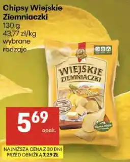 Delikatesy Centrum Chipsy Wiejskie Ziemniaczki wybrane rodzaje oferta