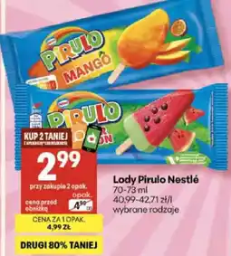 Delikatesy Centrum Lody Pirulo Nestlé oferta