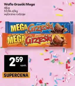 Delikatesy Centrum Wafel Grzeski Mega wybrane rodzaje oferta
