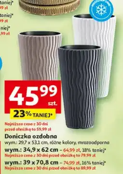 Auchan Doniczka ozdobna 29.7x53.1cm oferta