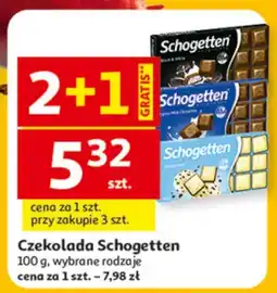 Auchan Czekolada 100 g, wybrane rodzaje oferta