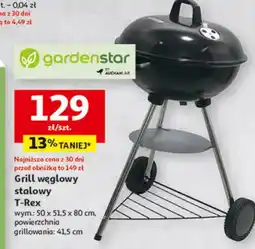 Auchan Grill węglowy stalowy T-Rex oferta