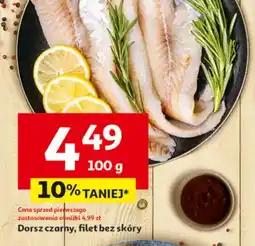 Auchan Dorsz czarny, filet bez skóry oferta