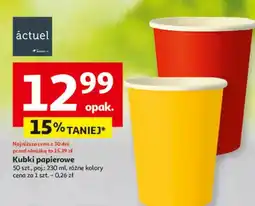 Auchan Kubki papierowe oferta