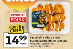 Auchan Szaszłyki z mięsa z nogi kurczaka z boczkiem i cebulą oferta