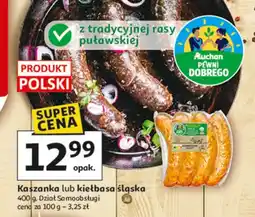 Auchan Kaszanka lub kiełbasa śląska oferta