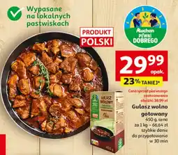 Auchan Gulasz wolno gotowany oferta