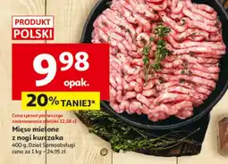 Auchan Mięso mielone z nogi kurczaka oferta