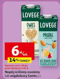 Auchan Napój roślinny migdałowy Sante oferta