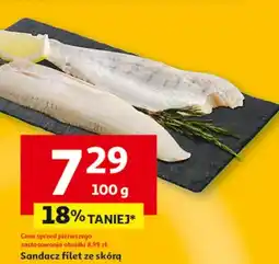 Auchan Sandacz filet ze skórą oferta