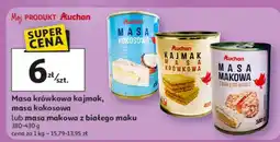Auchan Masa makowa z białego maku oferta