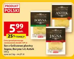 Auchan Ser z Goliszewo plastry Jagna, Boryna lub Antek oferta