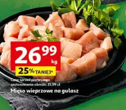 Auchan Mięso wieprzowe na gulasz oferta