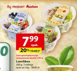 Auchan Lunchbox 3 rodzaje oferta