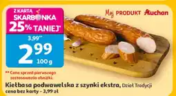 Auchan Kiełbasa podwawelska z szynki ekstra oferta