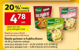 Auchan Danie gotowe w kubku oferta