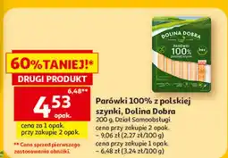 Auchan Parówki 100% z polskiej szynki oferta