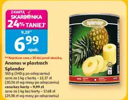 Auchan Ananas w plastrach oferta