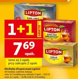 Auchan Herbata ekspresowa Earl Grey oferta