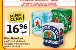 Auchan Piwo Heineken 0,0% oferta