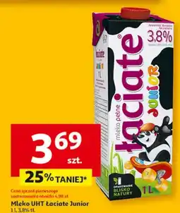 Auchan Mleko UHT Łaciate Junior oferta