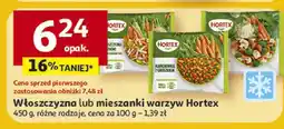 Auchan Włoszczyzna i/lub mieszanki warzyw Hortex oferta