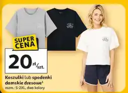 Auchan Koszulki lub spodenki damskie dresowe oferta