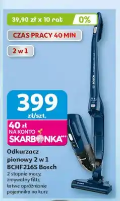 Auchan Odkurzacz pionowy 2 w 1 BCHF216S oferta