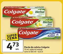 Auchan Pasta do zębów Herbal Original oferta