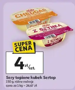Auchan Ser topione kubek różne rodzaje oferta