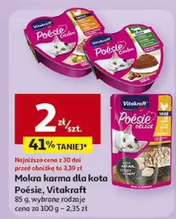 Auchan Mokra karma dla kota Poésie oferta