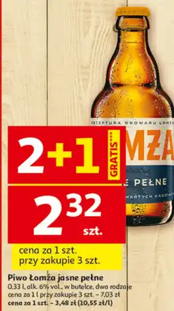 Auchan Piwo Łomża oferta