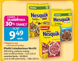 Auchan Płatki śniadaniowe Nesquik oferta