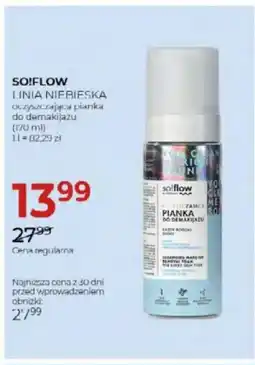 Jawa Drogerie So!flow linia niebieska oczyszczająca pianka do demakijażu oferta