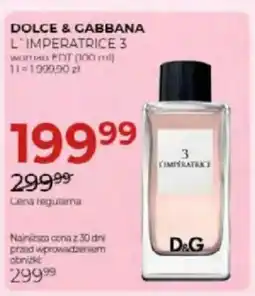 Jawa Drogerie Dolce & gabbana l'imperatrice 3 woman edt oferta