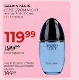 Jawa Drogerie Calvin klein obsession night woman edp oferta