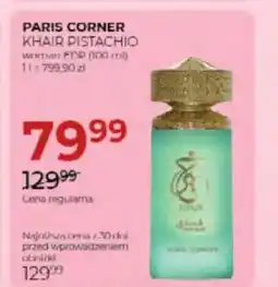 Jawa Drogerie Paris corner khair pistachio woman edp oferta