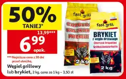 Auchan Węgiel grillowy lub brykiet oferta