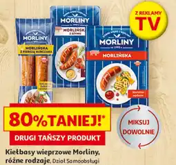Auchan Kiełbasy wieprzowe Morliny oferta