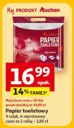 Auchan Papier toaletowy oferta