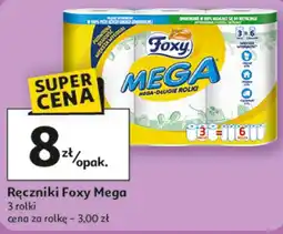 Auchan Ręczniki Foxy Mega 3 rolki oferta