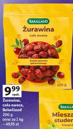 Auchan Żurawina, całe owoce, Bakalland oferta